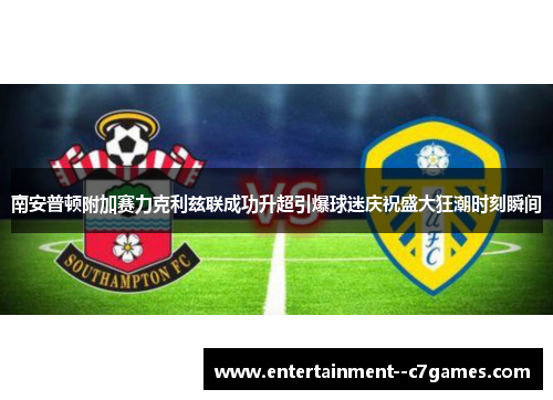 南安普顿附加赛力克利兹联成功升超引爆球迷庆祝盛大狂潮时刻瞬间